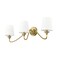 Z-Lite Gianna Wall Sconce, 3-Light, 32 In.W x 10 In.L x 9.75 In.H, Modern Gold/White 7509-3S-MGLD - alternate 6